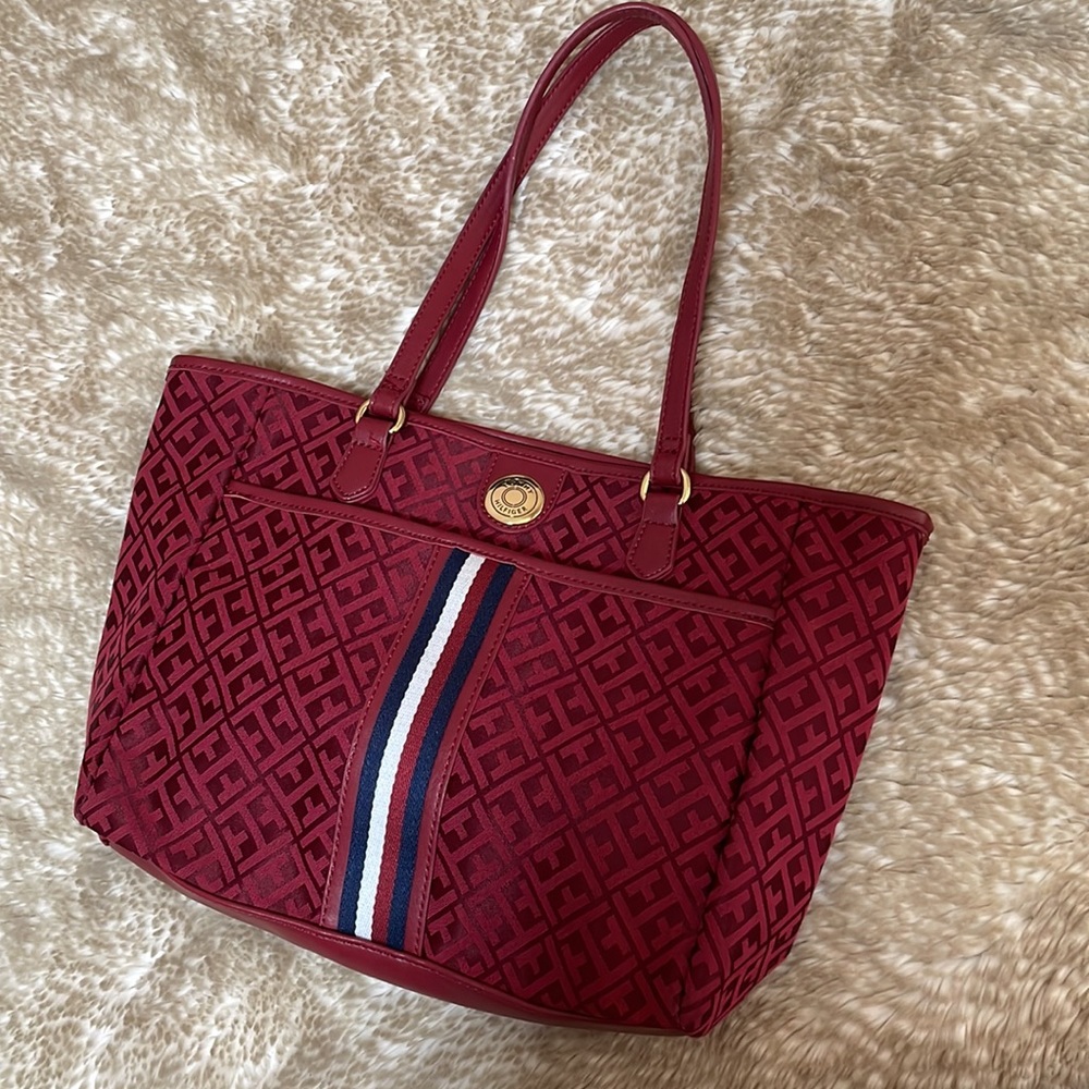 Tommy Hilfiger Red Tote